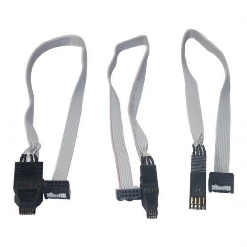 3 шт. зажим EEPROM разъемы для Tacho PRO Универсальный DIP-8CON, SOIC-14CON и SOIC-8CON июля Версия адаптер кабель