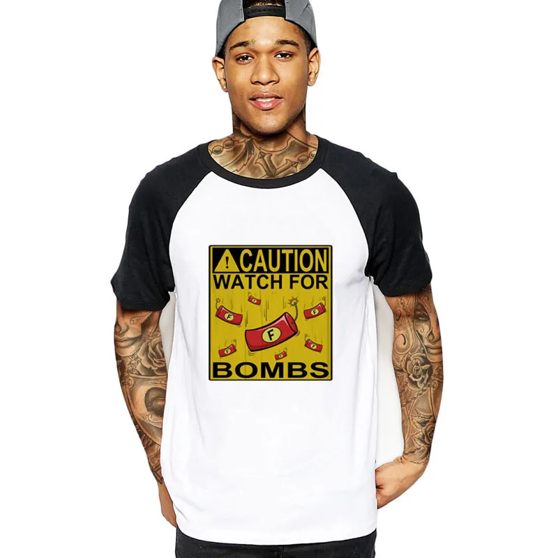 Предупредительный знак fbombs silly cursing potty mouth warning sign bad language мужские Забавные