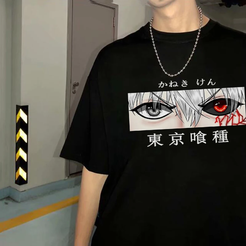 T Shirt Tokyo Ghoul, Japan Unisex Anime Tee, Halloween Shirt, Men's T-Shirt  RARE