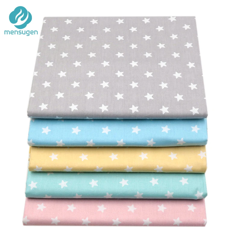 5pcs 20cmx25cm 20 см x 25 см и 25 см x 25 см хлопчатобумажная ткань с принтом для шитья стеганые ткани для лоскутного рукоделия ручной работы - Цвет: 5pcs 20cmx25cm