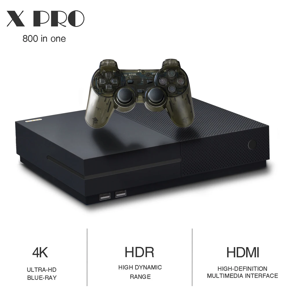 PS1 Video Game Console 64Bit 4K HD HDMI Output Retro 800 Classic Family Retro Games TV 32G XPRO joystick for gift xbox ones