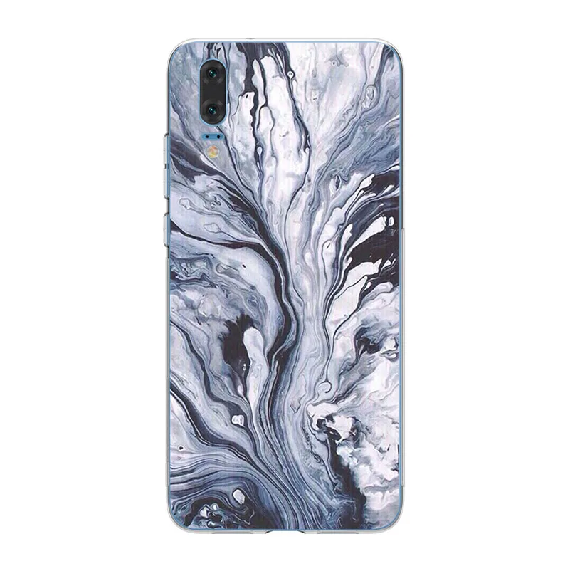 Ciciber мраморный для Huawei P20 P30 P10 P9 P8 Lite Pro Plus 2017 мягкие чехлы телефонов из ТПУ Mate 20 10 9 X