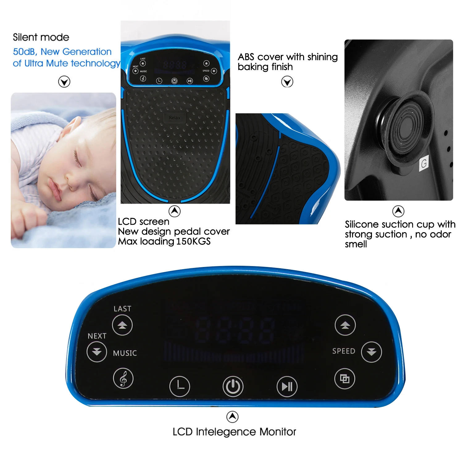 JF-CFM10 Slimming machine fits the massage vibration plate crazy