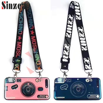 

Sinzean 100pcs Hanging Belt Camera Cartoon Phone Case For Samsung S10/S8/S9 Plus/Note 8/Note 9/Note 10 TPU Standing Holder Case