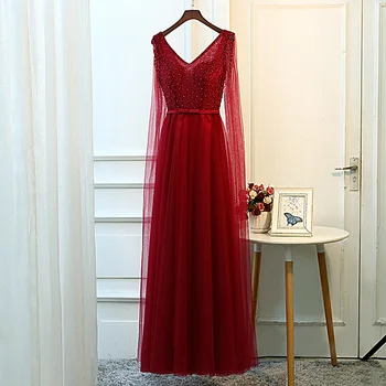 

Fashion Beading Chinese Sexy Queen Oriental Party Female Cheongsam Stage Show Qipao Dress Elegant Celebrity Banquet Dresses