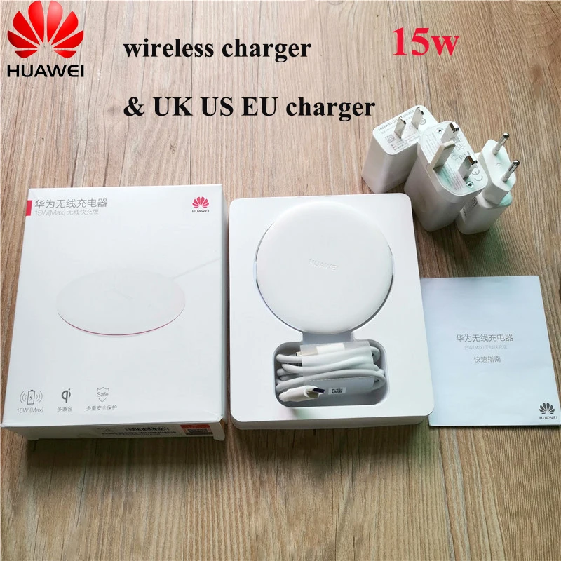 Оригинальное Беспроводное зарядное устройство huawei P30 Pro 15 Вт, адаптер быстрой зарядки для huawei mate 20 RS mate 20 Pro iPhone X 8 plus XS Max