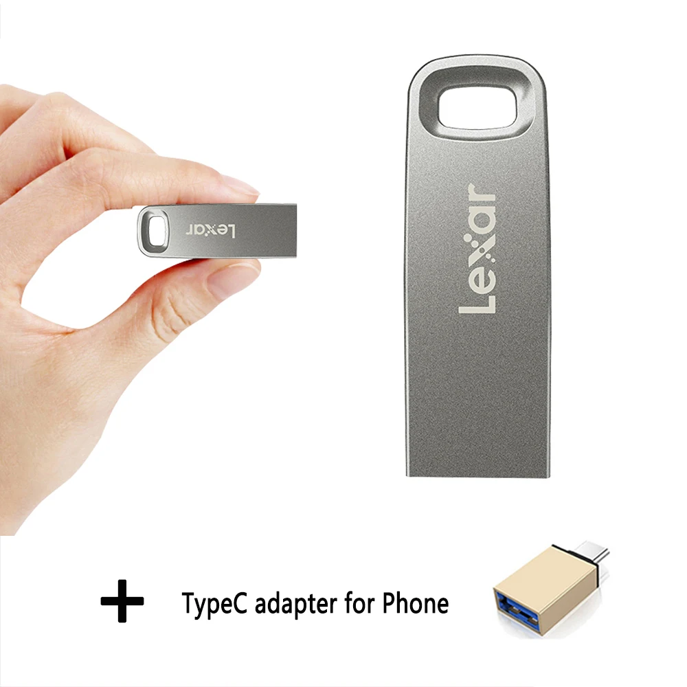M45-B Lexar, металлический USB флеш-накопитель, 128 ГБ, USB 3,0, флеш-накопитель, 64 ГБ, флешка, 32 ГБ, usb, 16 ГБ, карта памяти, запоминающее устройство, u-диск - Цвет: M45-B