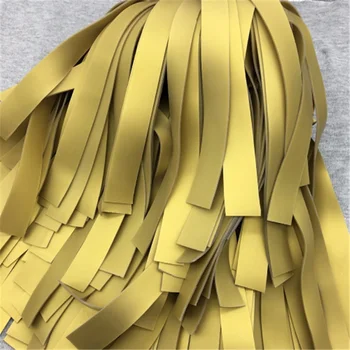 

1mm Thickness Flat Rubber Band Slingshots Natural Latex Orange Green Yellow Color Elastic Resilient Tube For Hunting