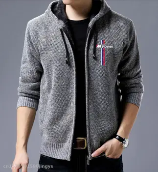 

Motorcycle racing team Jacket Men for bmw Jacket Racing Riding Casual Fleece Coats Fashion Slim Fit zipper Warm Hooded