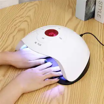 

48W UV 45LED Nail Dryer Motion Touch Sensor Mode Time Settiing Intelligent Nail Lamp EU/US Plug