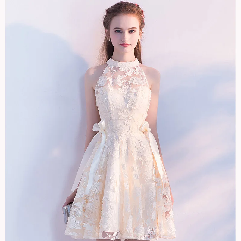 Короткое платье для выпускного вечера JaneyGao - Цвет: as picture