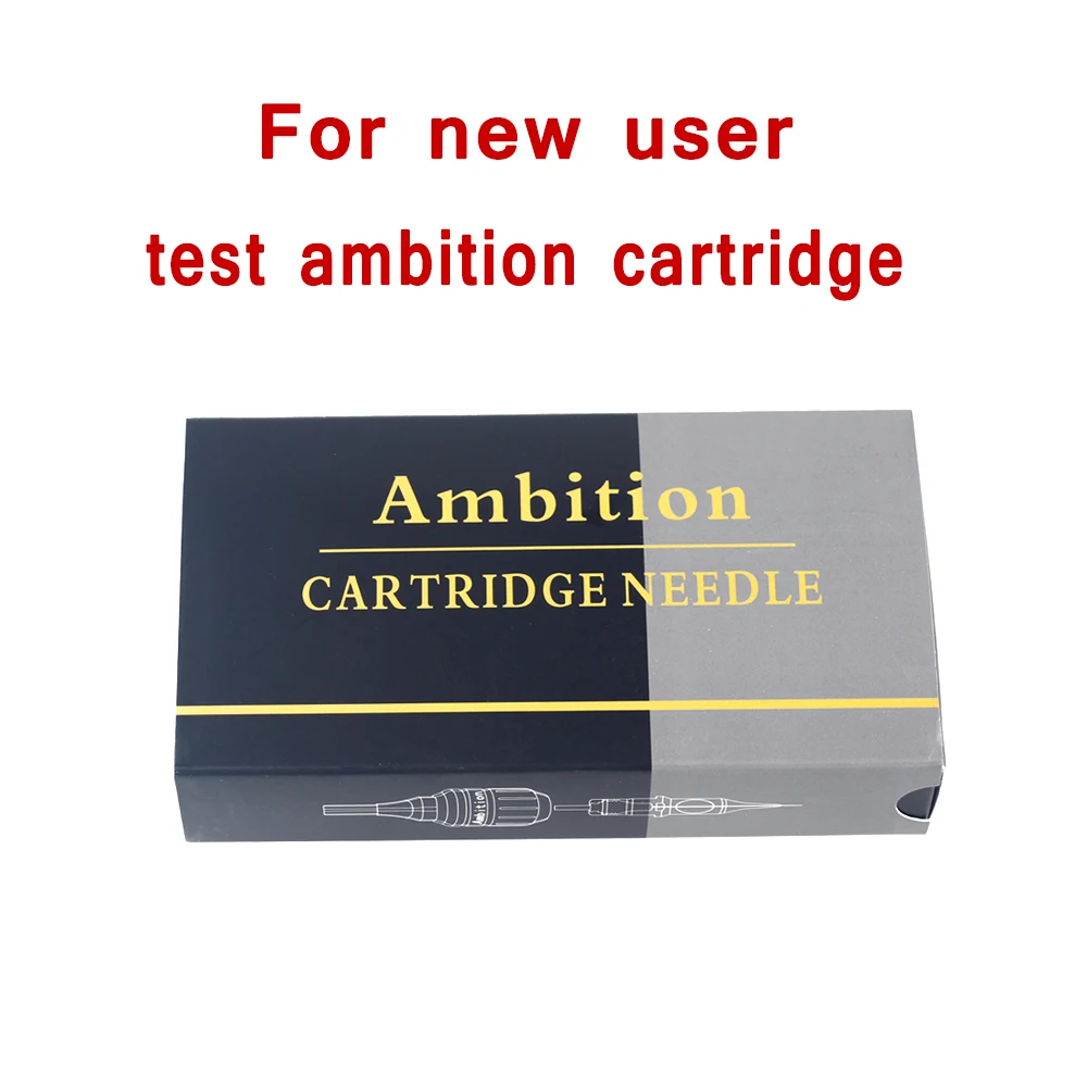 

Ambition tattoo cartridge needles 20pcs mix size for test any configuration 0.25mm 0.30mm 0.35mm