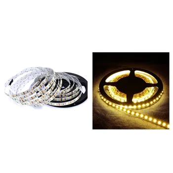 

5m SMD 2835 600 LEDs 12V 72W 7500LM IP20 Dust-sealed Sealed warm white LED Lamp Strip Band Tube Lights