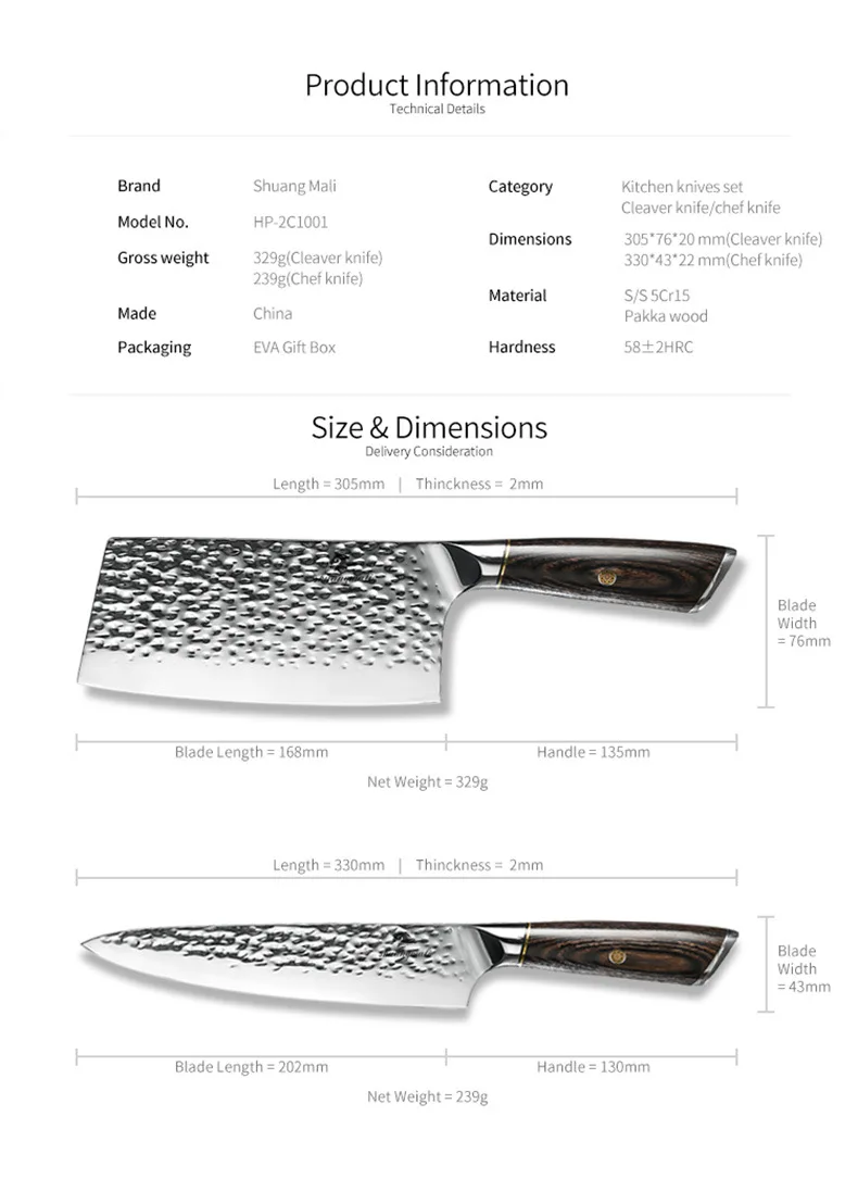 Hammer stainless steel（Two combinations）_04