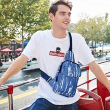 Мужская нагрудная сумка, мужские сумки-мессенджеры, прочная мягкая Холщовая Сумка На Молнии через плечо, модная сумка на плечо, Повседневная роскошная сумка