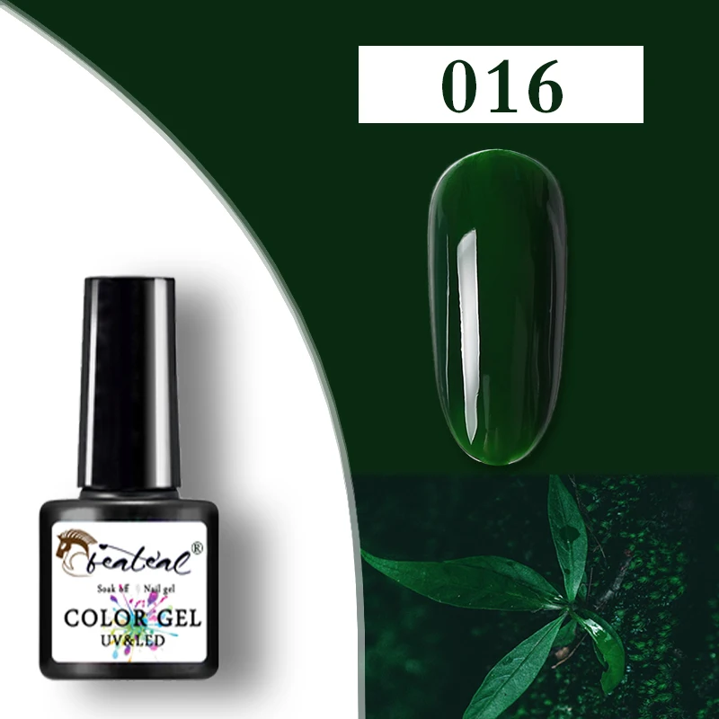 Beateal Gel Lucky Nail Polish Vernis Semi Permanant UV Gel Varnish Hybrid Long Lasting Soak Off Glitter Gel Stickers For Nails - Цвет: 016