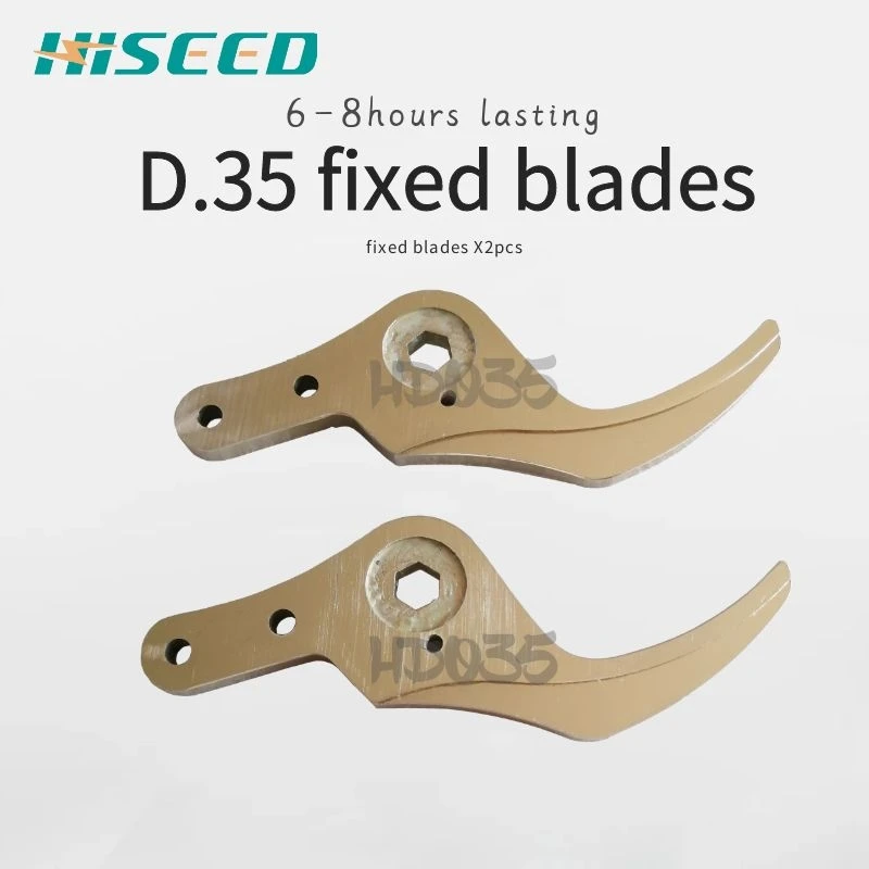 fixed blades X2 HDP30S супер светильник литиевая батарея виноградник Электрические Ножницы Лучшие садовые инструменты 30 мм резка - Цвет: fixed blades X2