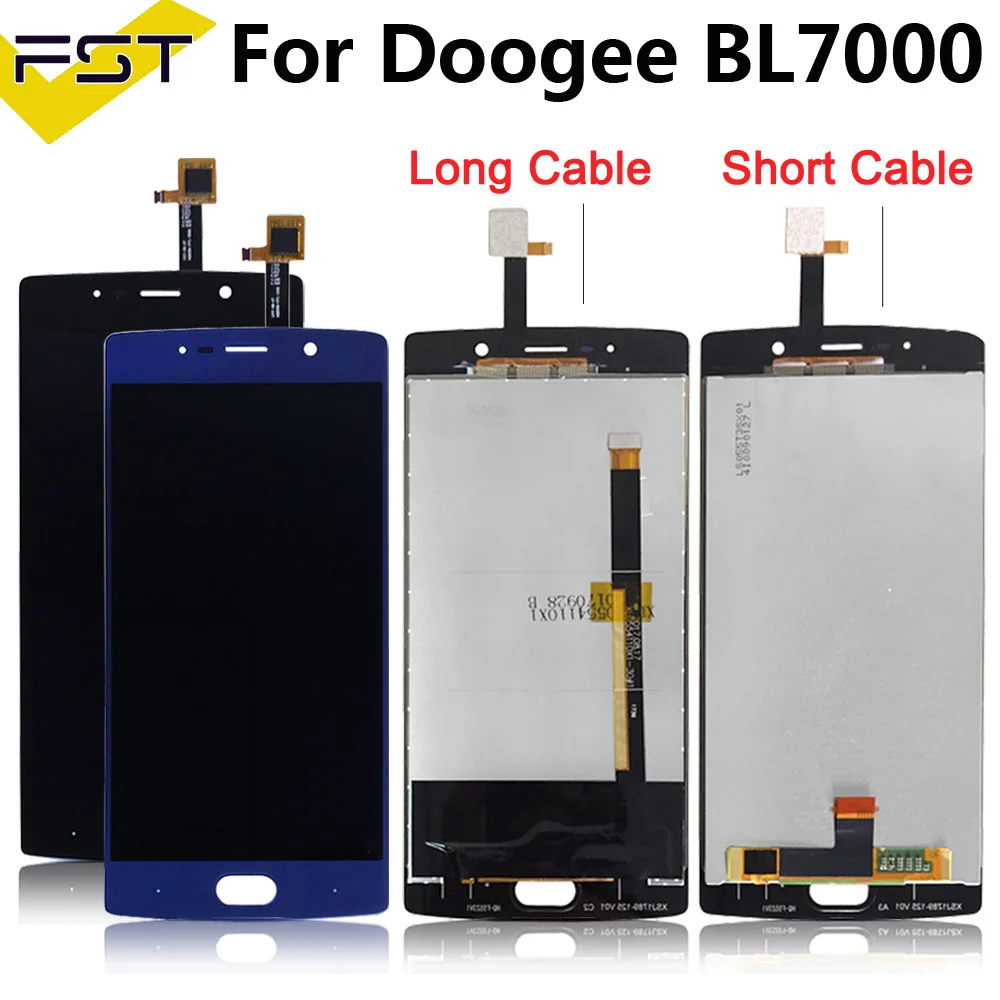 Дисплей с тачскрином Для Doogee BL7000 ЖК-дисплей и дигитайзер сенсорного экрана в