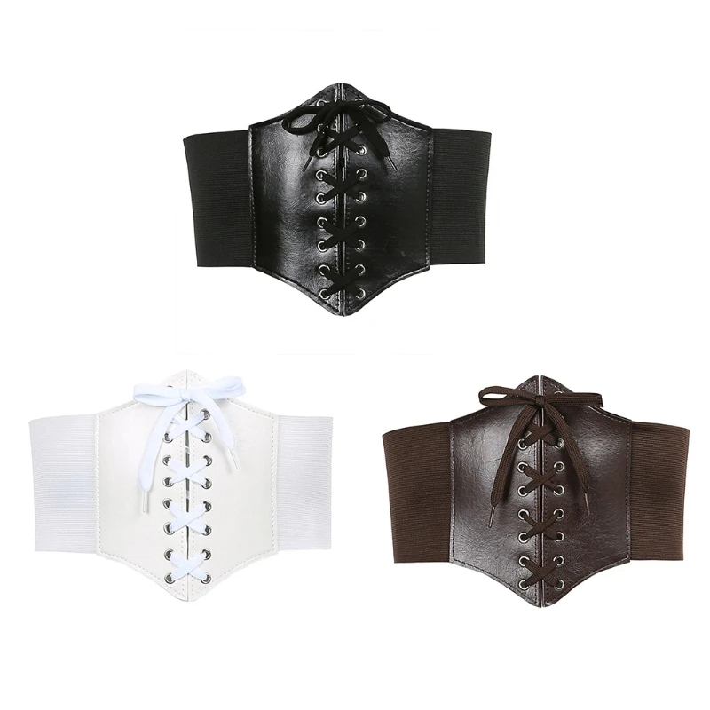 wide belts for dresses Punk Push Up Corset Black White Corset Goth Waist Corsets Harajuku Waist Clips black belt for women