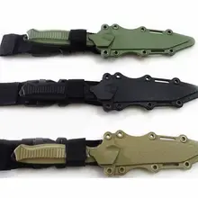 Безопасный 1: 1 Тактический резиновый нож, военный тренировочный энтузиаст CS, игрушка для косплея, меч, первый кровавый реквизит, модель кинжала