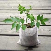 Биоразлагаемый нетканый тканевый мешок для рассады роста растений мешок ткани горшок для рассады экологически чистый аэрации посадки мешок