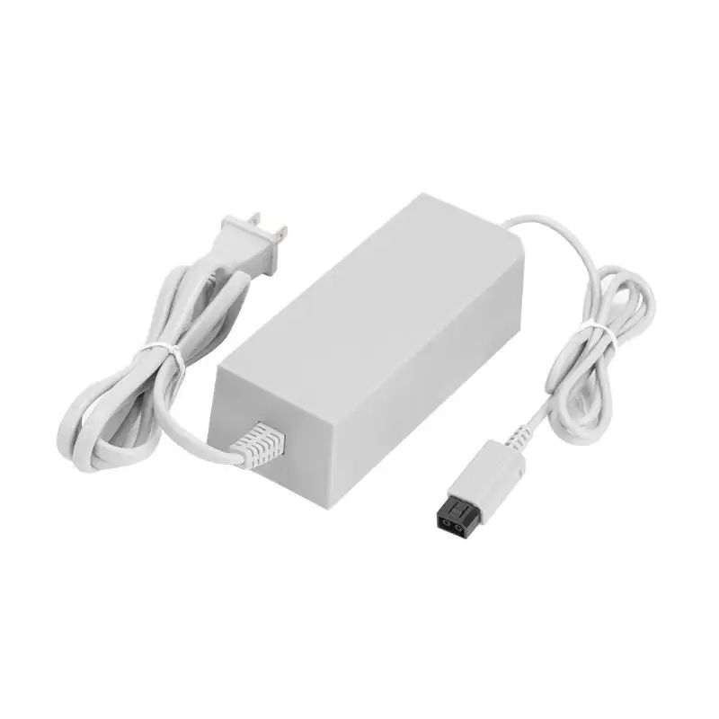 US Plug AC100-245V адаптер питания, зарядное устройство, кабель питания, пригодный для Nintendo wii консоли, аксессуары для игровой машины с вилкой EU/US - Цвет: US Plug