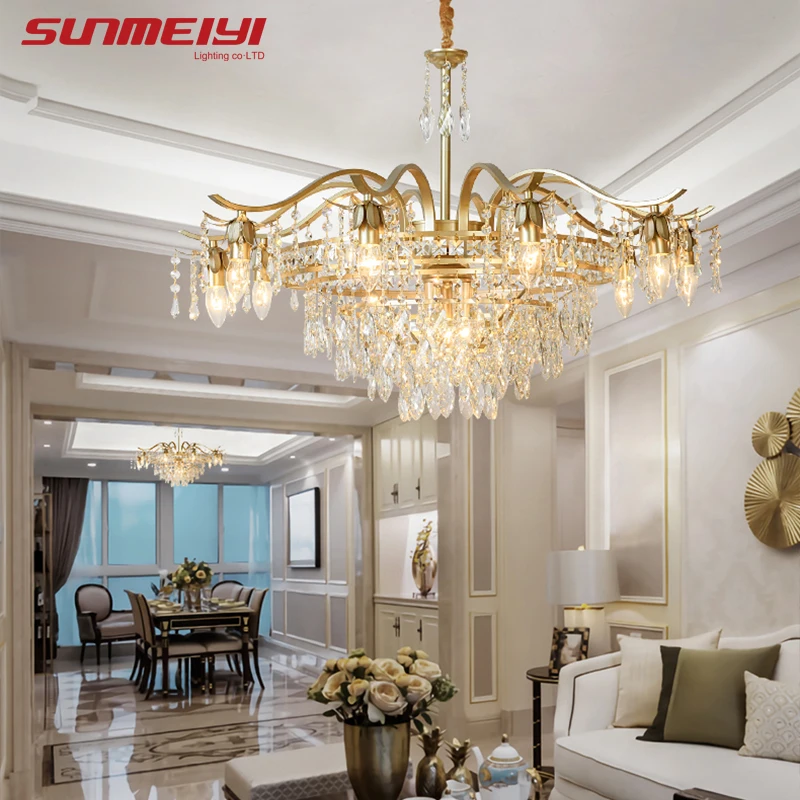 

Modern Crystal Chandeliers Creative LED Art deco Chandelier Hanging Lamp For Kitchen Dining Bedroom Nordic Living room Light