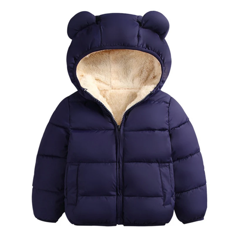 Детская зимняя куртка для мальчиков состоящий из куртки густым искусственным