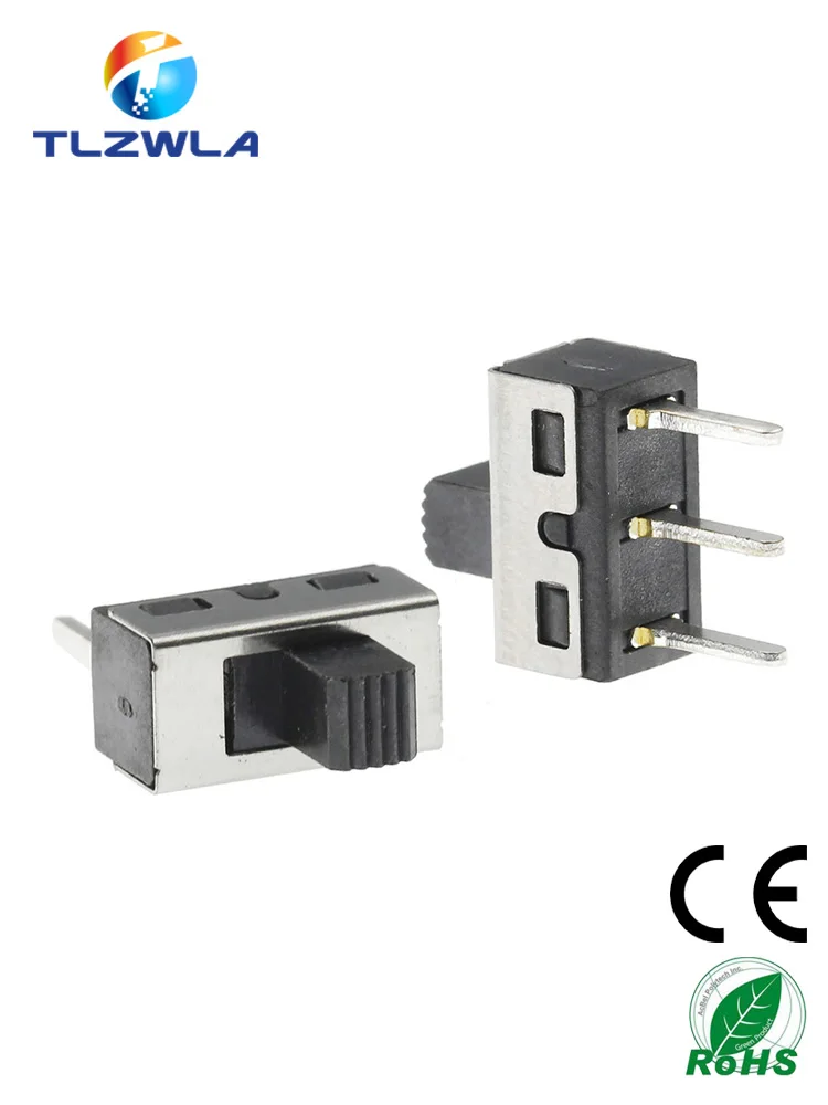 Мини-слайдер SS12D00 20 шт., переключатель вкл/выкл, 3pin 1P2T, 2 ...