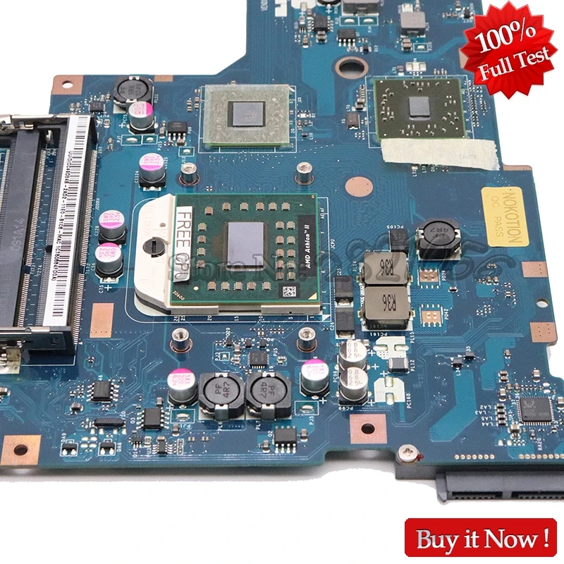 NOKOTION NALAE LA-6053P K000103980 для Toshiba Satellite L675D материнская плата для ноутбука HD3200 DDR3 Бесплатный процессор