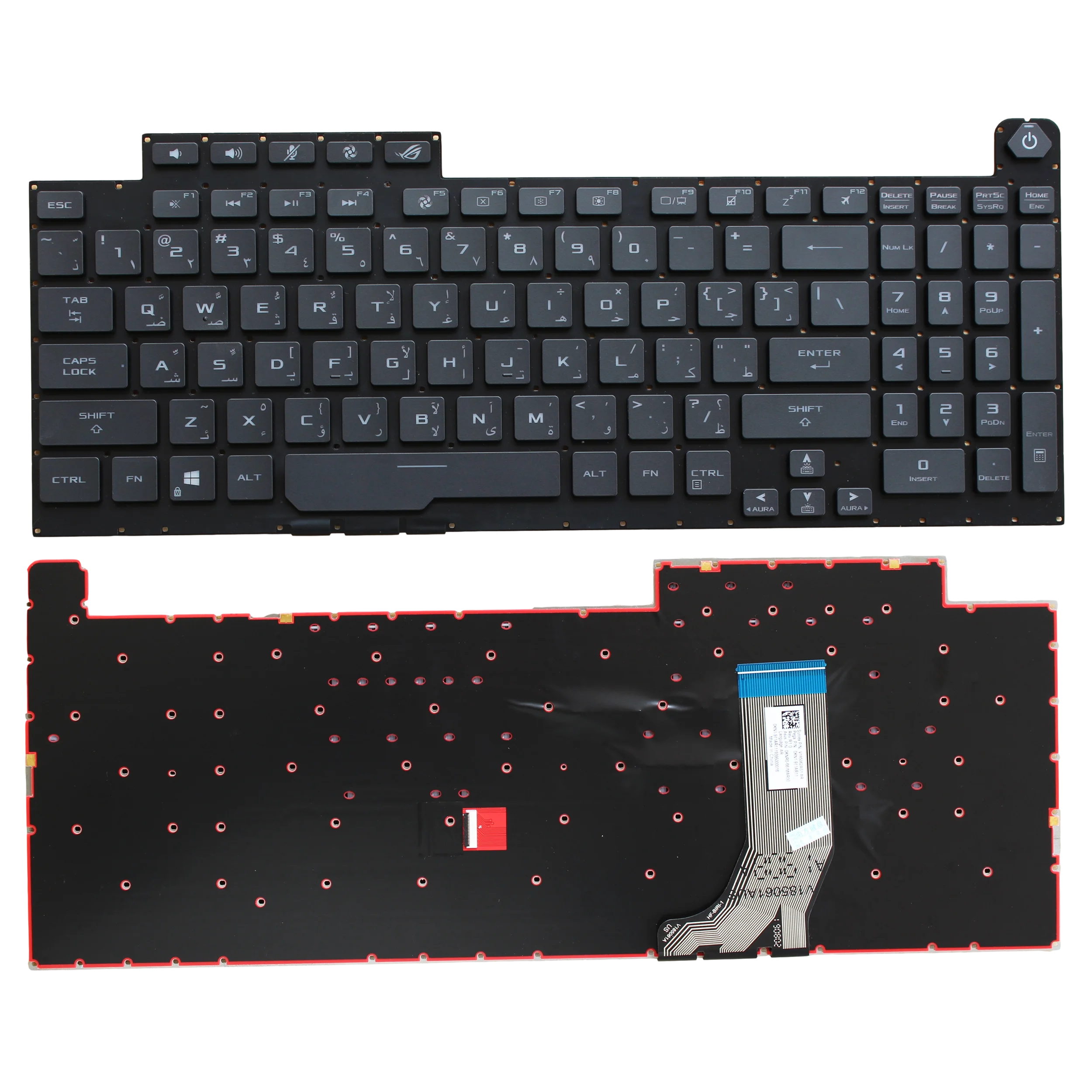 Новая арабская клавиатура с подсветкой для ноутбука Asus ROG G731 GT G731G | Компьютеры и