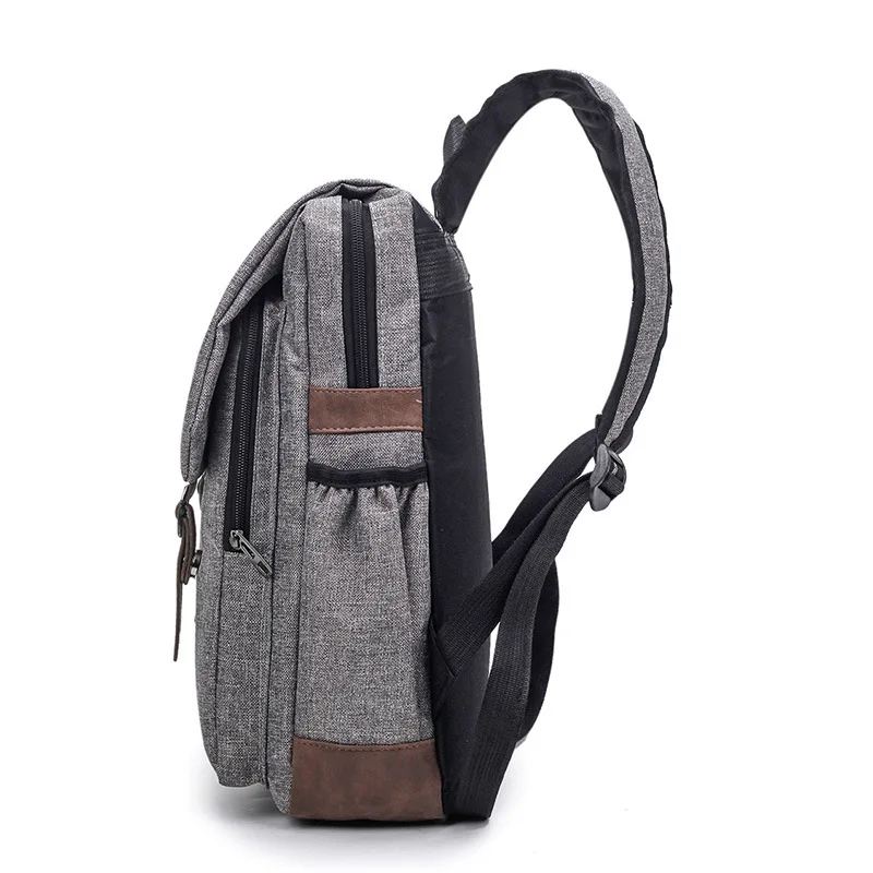 new fashion Leisure high-quality Korean version of solid color academic waterproof Oxford cloth business backpack
