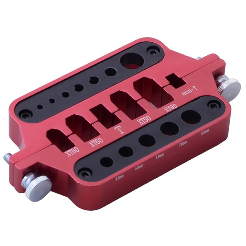 

Head Soldering jig Connector Tools Aluminum Alloy For T-insert XT60 XT90 Plug 2.0 3.5 Convenient Durable