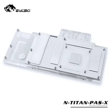 Bykski N TITAN PAS X gpu uso de bloco de resfriamento de água para nvidia gtx titan xp/x pascal/gtx1070/1080/1080ti fundador/bloco de cobertura completa
