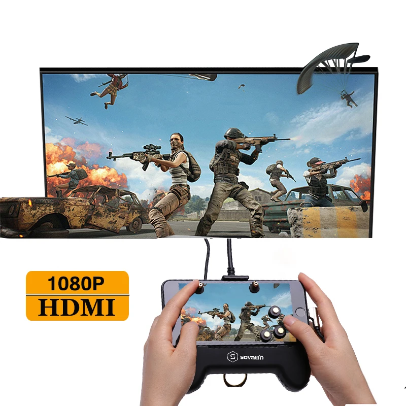 HDMI мобильный игровой контроллер 1080P дисплей телефон к телевизору проектор
