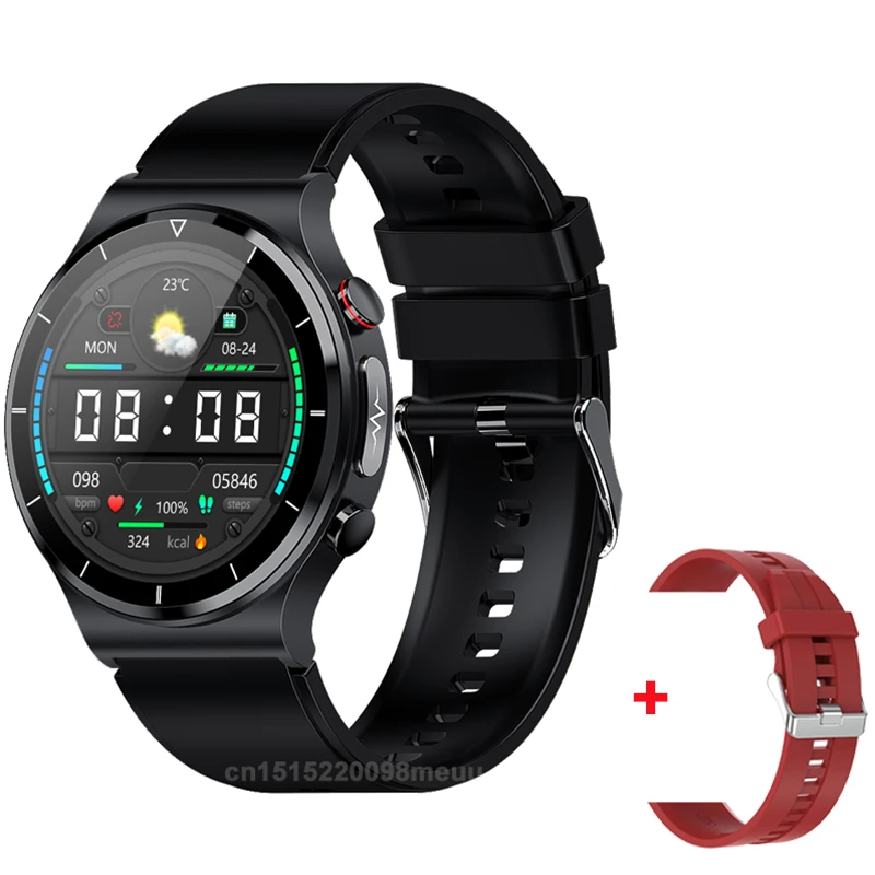 E88 Smart Watch Men Watch 1.32 inch Screen EGG Collector IP68 Waterproof BodyTemperature Wireless charger Watches PK E80 E86 