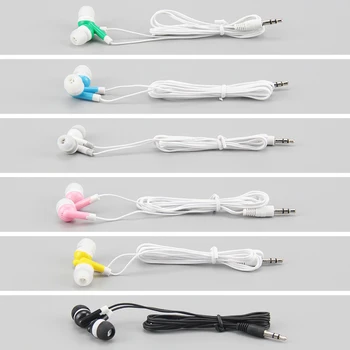 

Wholesale Low Cost Headset Earbuds Disposable In Ear Earphones for Museum Theatre School Library,Hotel,Hospital Gift 200pcs/lot