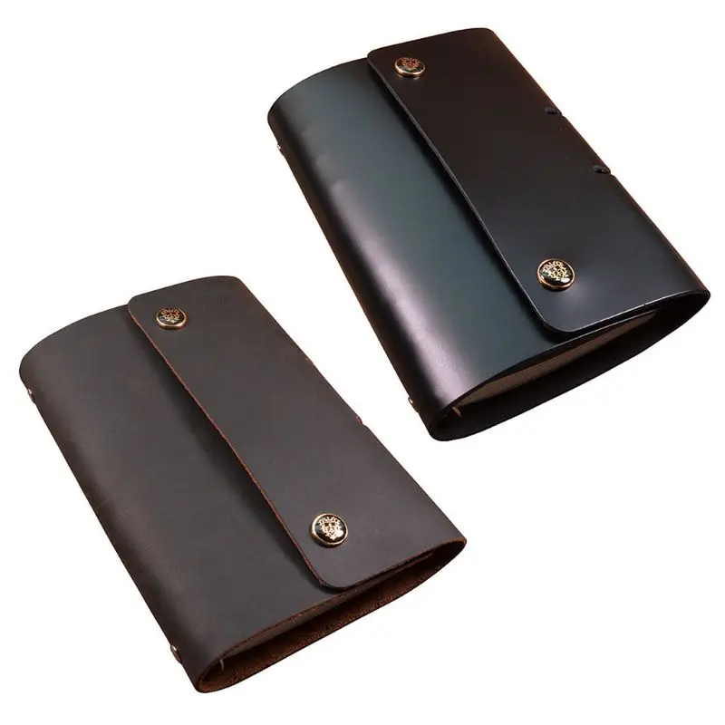 

Leather A6 Notebook Loose Leaf Detachable Buckle Business Travel Journal Notepad