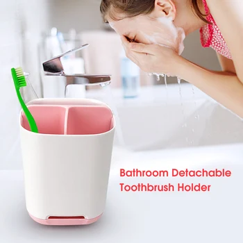 

Detachable Toothbrush Holder Storage Box Bathroom Electric Toothbrush Dispenser Shelf Toothpaste Organizer Rack