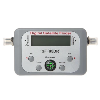 

Digital Satellite Finder Meter TV Signal Finder Sat Decoder DVB-T2 LCD FTA Dish