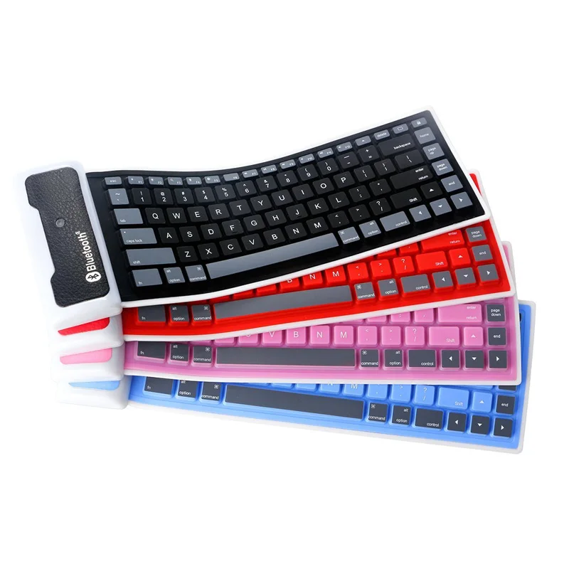 

Universal Foldable Waterproof Silicone Wireless Bluetooth Keyboard AS99