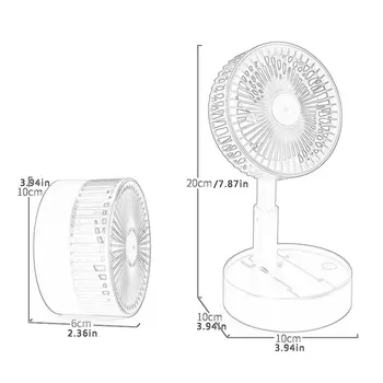 

Portable Mini Fan Handheld Fan Home Office Desk Speed Adjustable USB Rechargeable Fan Air Cooler Outdoor Travel