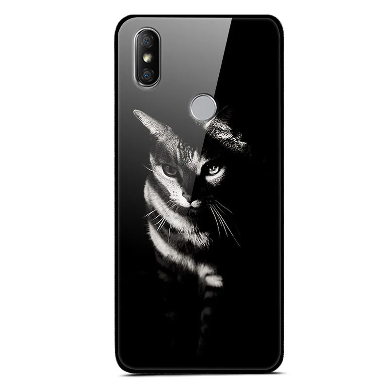 48 Чехол для Xiaomi Redmi S2 из закаленного стекла с изображением планеты космос, стеклянный чехол для задней панели Xiaomi Xiomi Redmi S2, чехол для Redmi S 2 - Цвет: 48