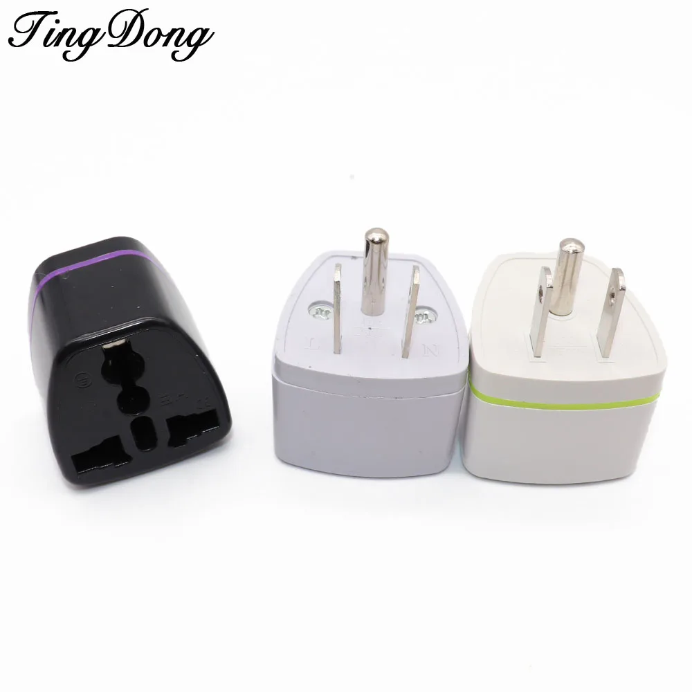 TingDong универсальный ЕС Великобритания AU в США КАНАДА AC Путешествия мощность Plug