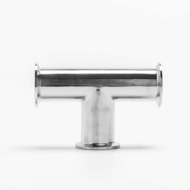 

19mm -51mm Tri Clamp Tee 3 Way SUS 304 Stainless Steel Sanitary Fitting For Homebrew Beer Wine Diary Product