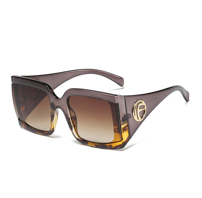 

Europe and the United States personality big box trend ladies sunglasses street shoot big hinge sunglasses sunglasses glasses