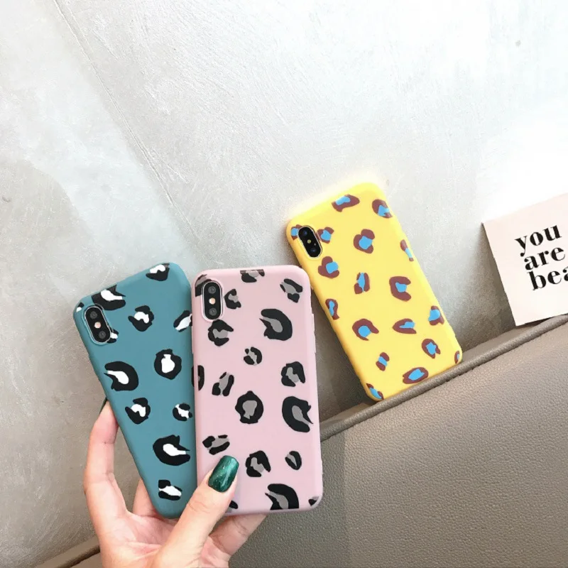 Мягкий Силиконовый Модный чехол для телефона iPhone 8 7 Plus 6 6s с милыми рисунками
