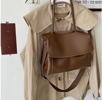 

Fashion women bag cover messenger pu leather large shoulder bag cross body girl vintage handbag casual tote bubeigu88