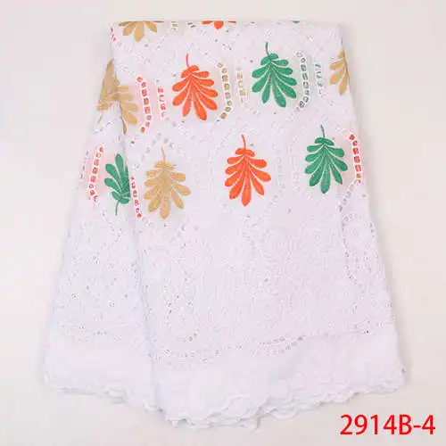 Picture 4 Высококачественная швейцарская вуаль кружева, нигерийские кружевные ткани для свадьбы, африканская кружевная вуаль для платьев KS2914B-3 - Цвет: Picture 4
