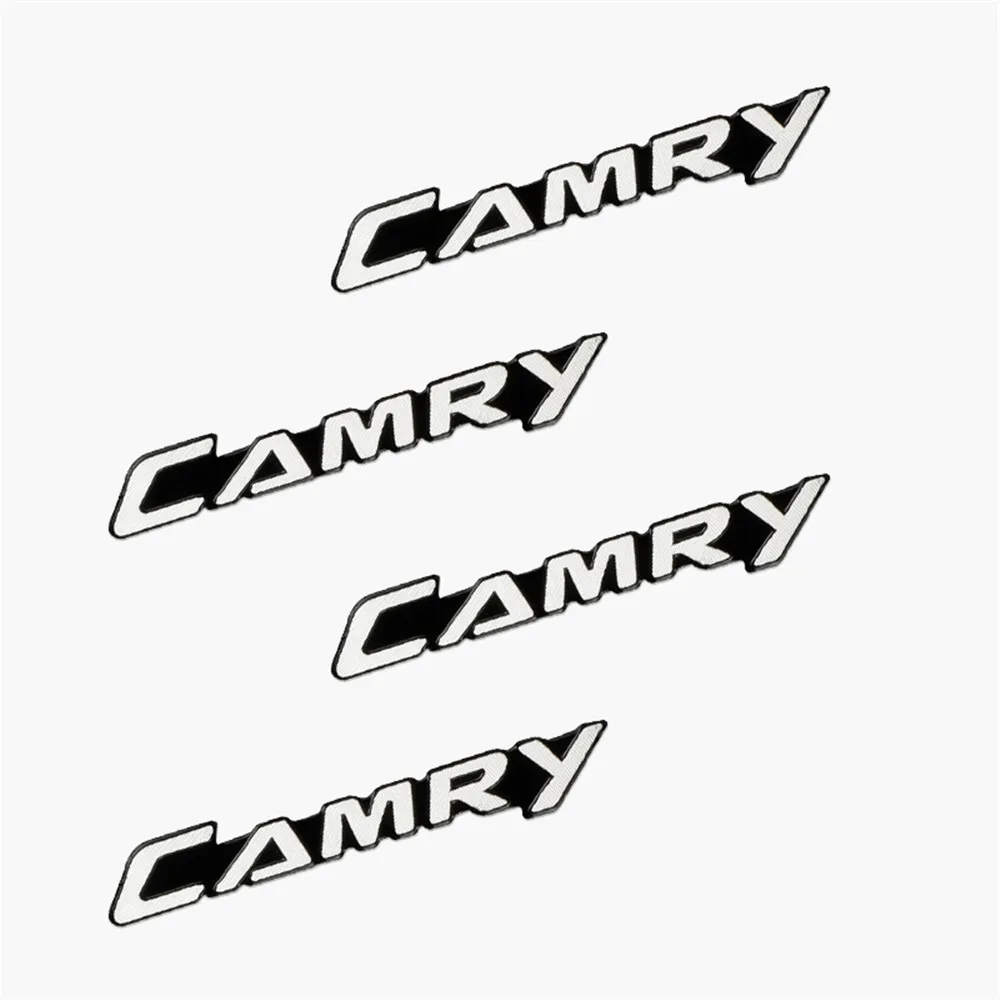 4 шт 3D алюминиевый динамик стерео значок эмблема наклейка для Toyota camry 40 50 2007 2008 2009